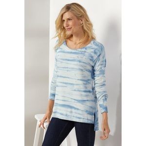 Soft Surroundings Alex Breeze Blue Tunic